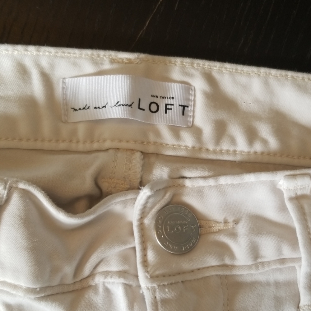 LOFT white jeggings - Picture 2 of 5